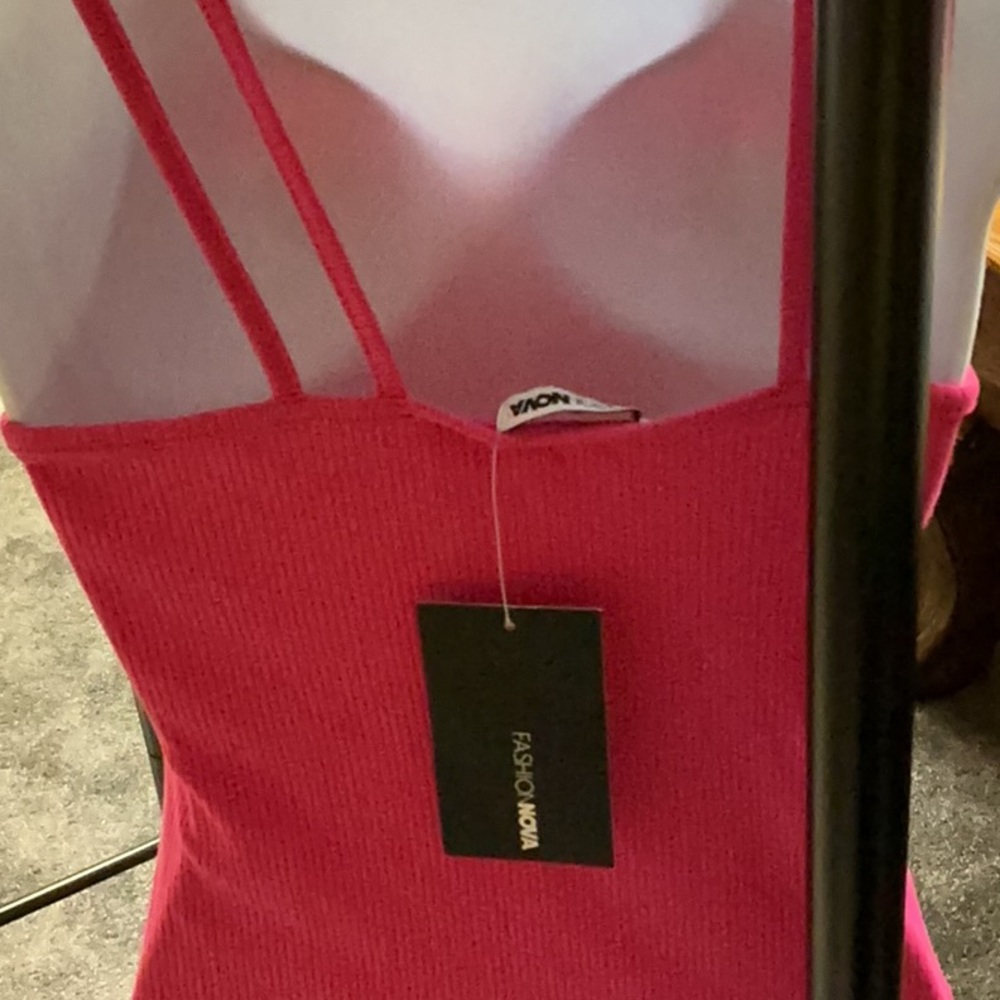 Fashion Nova Pink Bodycon Dress - Picture 2 of 5